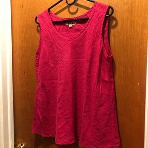 FLAX sleeveless tank tunic top
